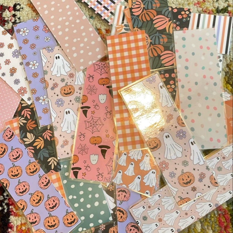 3/$2 Halloween/Fall Bookmarks *Picked Randomly, Double Sided*