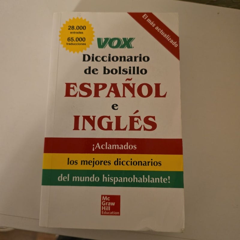 VOX Diccionario de Bolsillo Español y Inglés