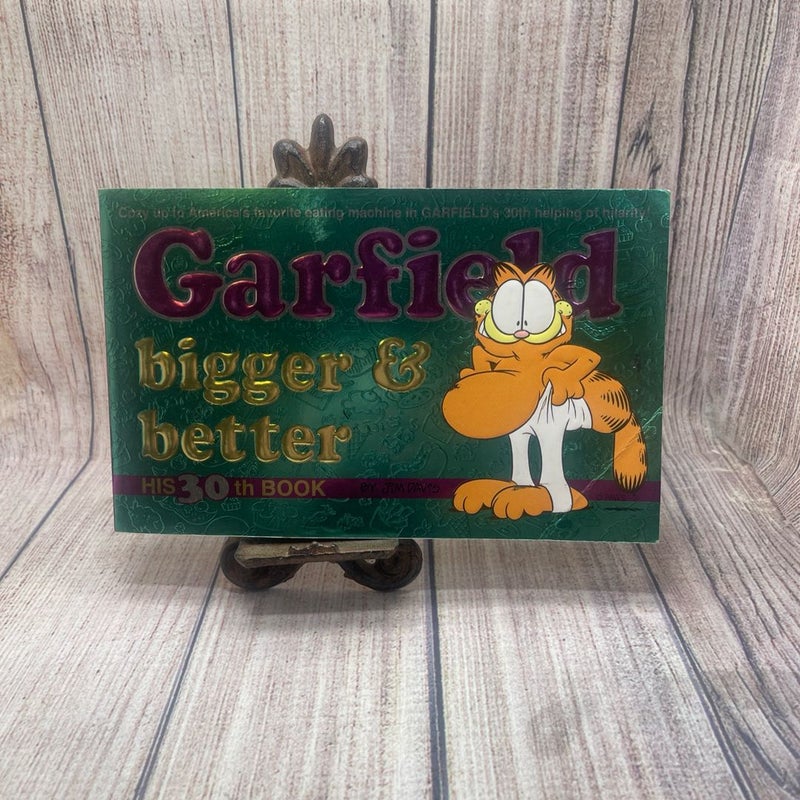 Vintage Garfield Bigger & Better 30th Book 1996