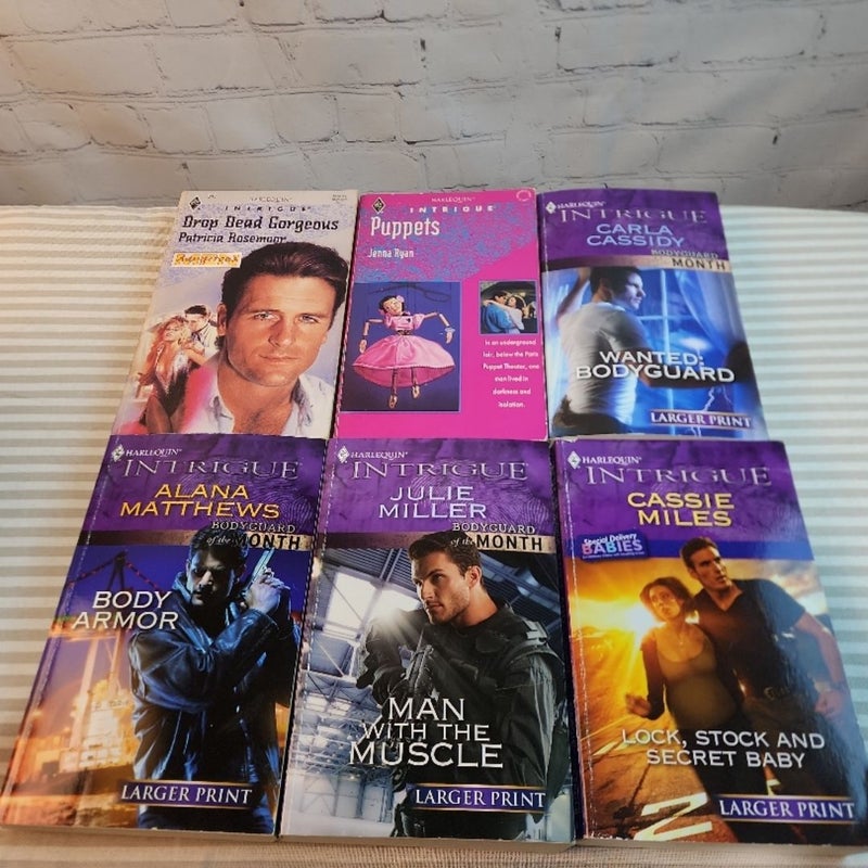 Harlequin Intrigue book lot