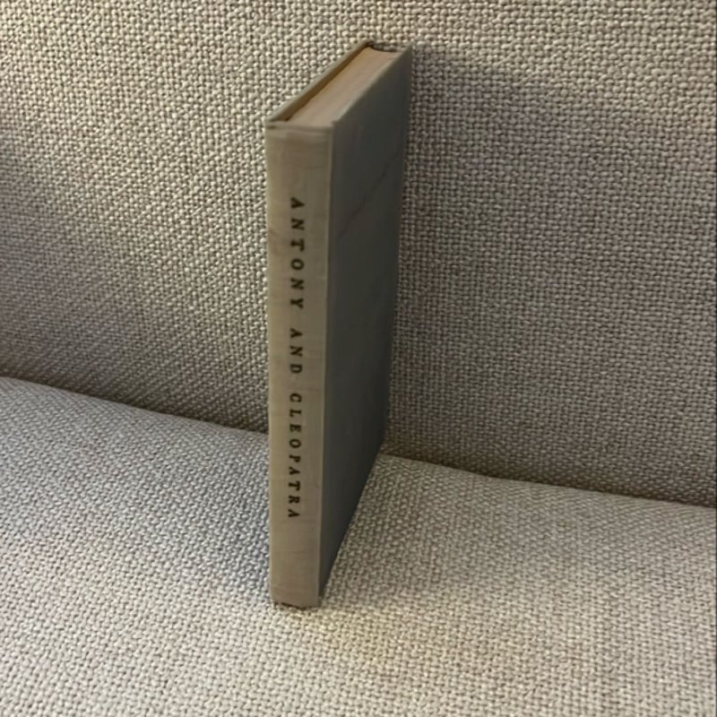 The Yale Shakespeare Antony and Cleopatra (1955 edition)