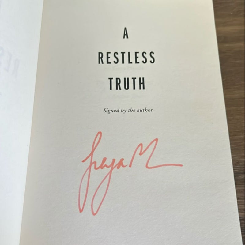 A Restless Truth- Signed with sprayed edges