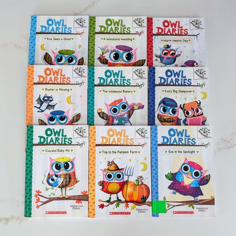 Owl Diaries Bundle of 9 Books