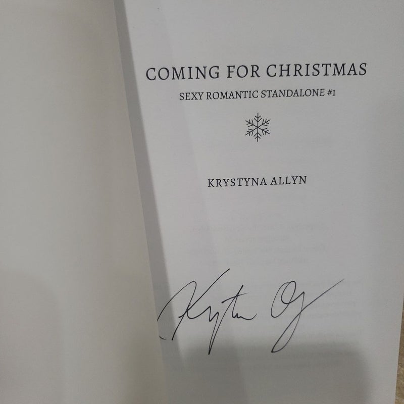 Coming for Christmas (signed)