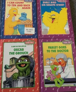 Sesame Street book set of 4