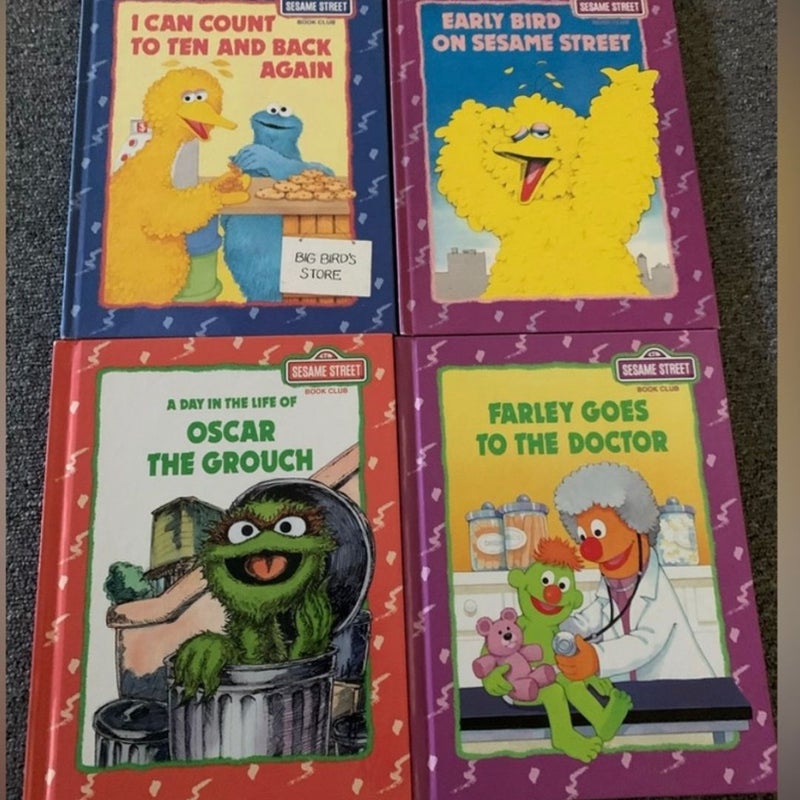 Sesame Street book set of 4