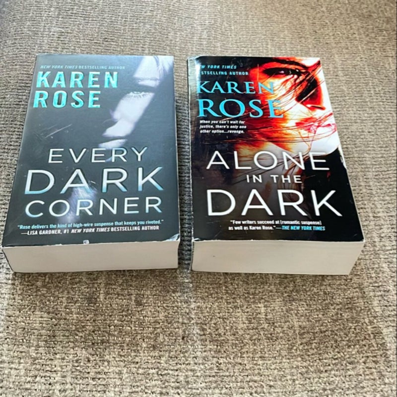 Lot of 2 Karen Rose books .