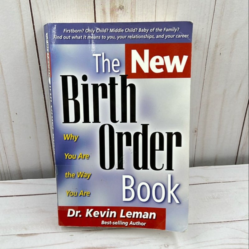 The New Birth Order Book