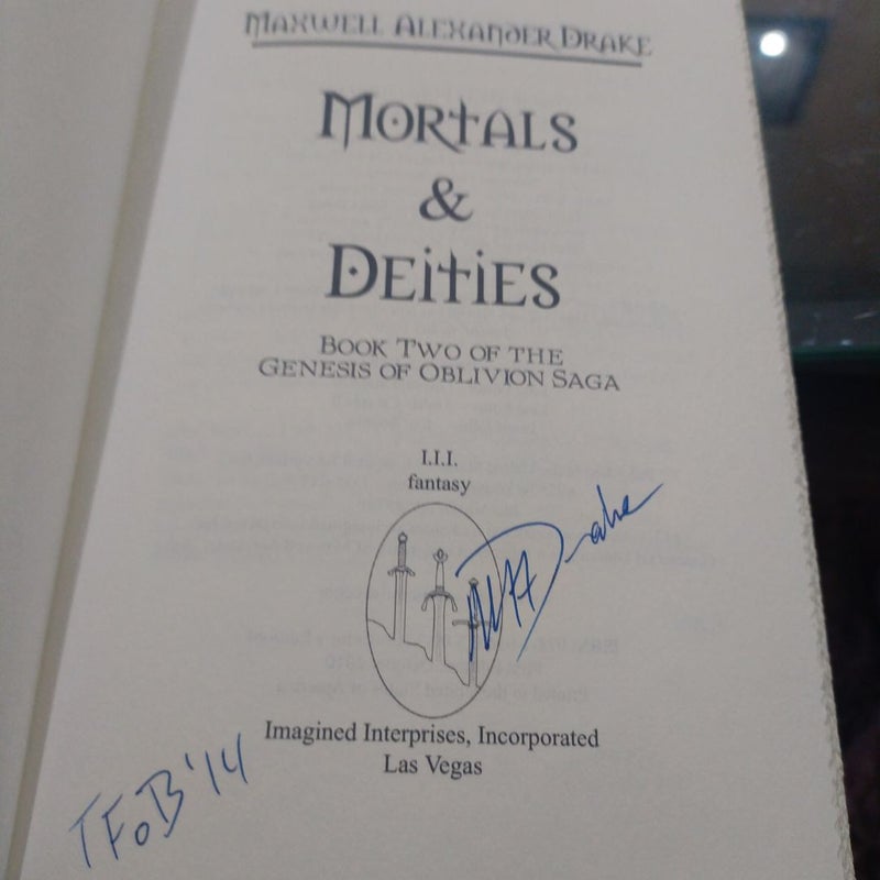 Mortals & Deities SIGNED and Numbered