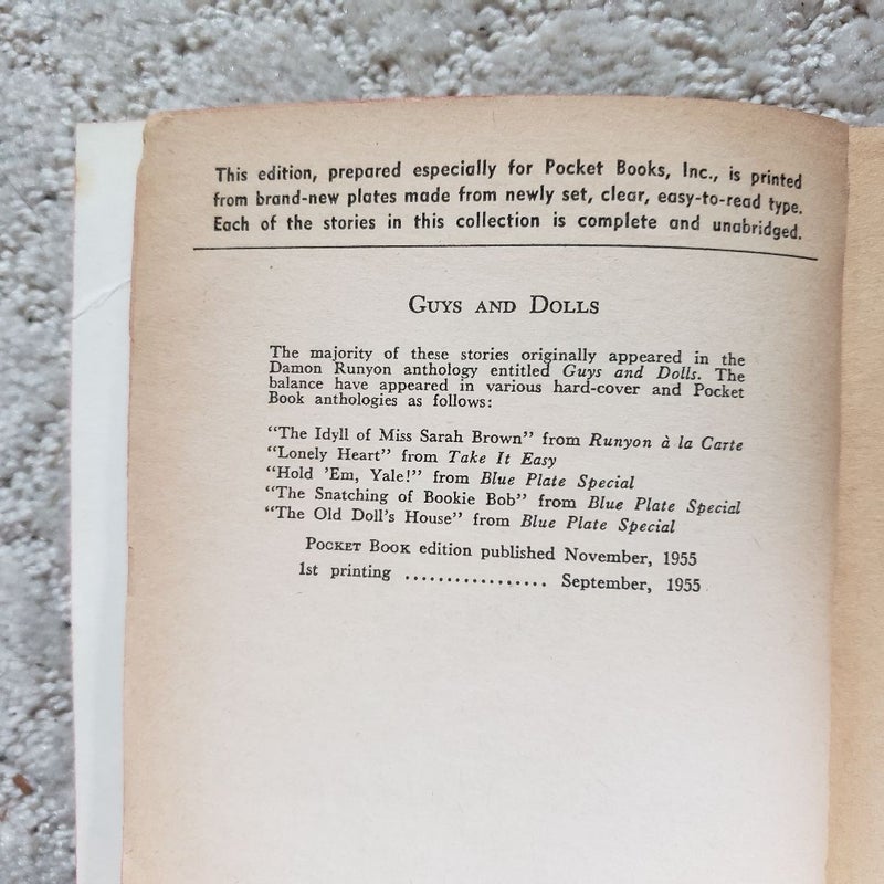 Guys and Dolls (1st Pocket Books Printing, 1955)
