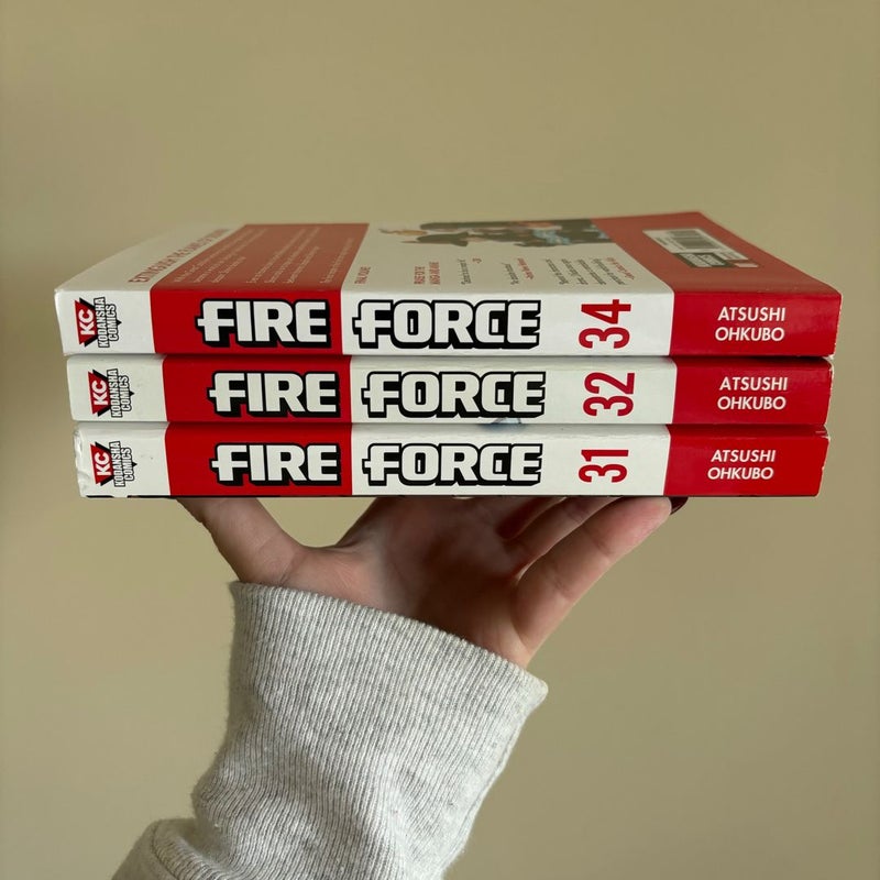 Fire Force Vol. 31,32,34