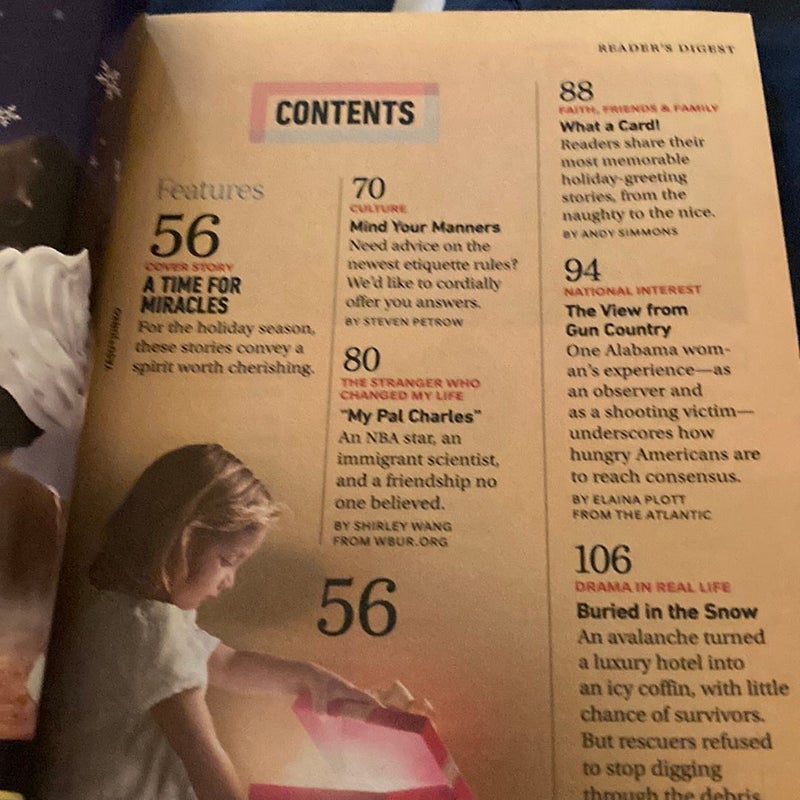 Reader’s Digest Christmas Miracles -January 2020