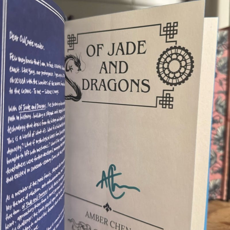 Of Jade and Dragons Signed Owlcrate Edition