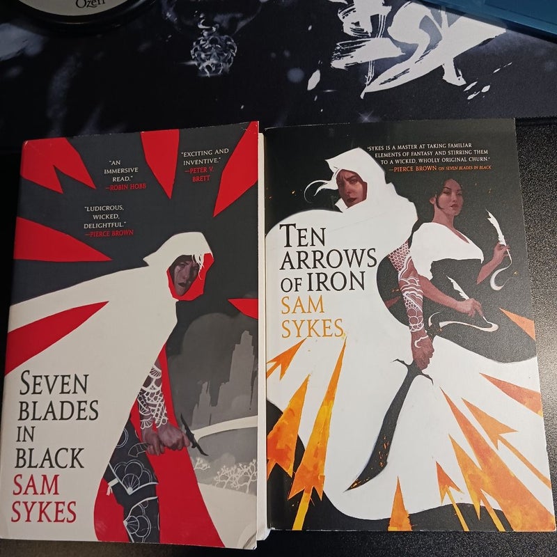 Seven Blades in Black, Ten Arrows of Iron (book bundle)