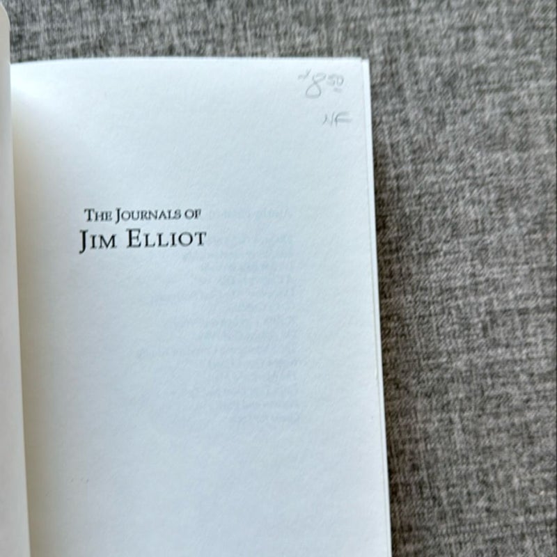 The Journals of Jim Elliot