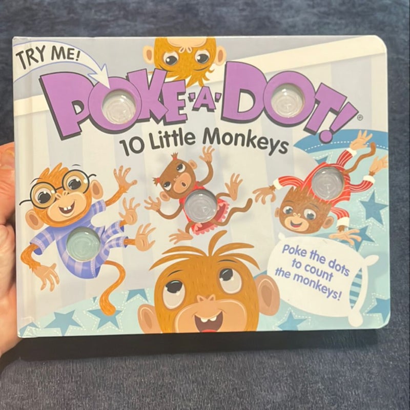 Poke-a-Dot 10 Little Monkeys