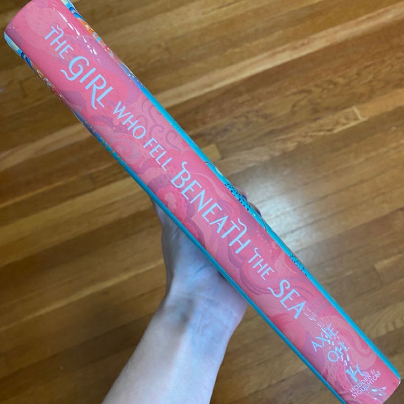 FAIRYLOOT EDITION The Girl Who Fell Beneath the Sea Signed w/ Sprayed Edges