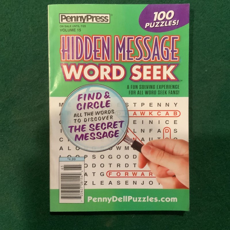 PennyPress Hidden Message Word Seek