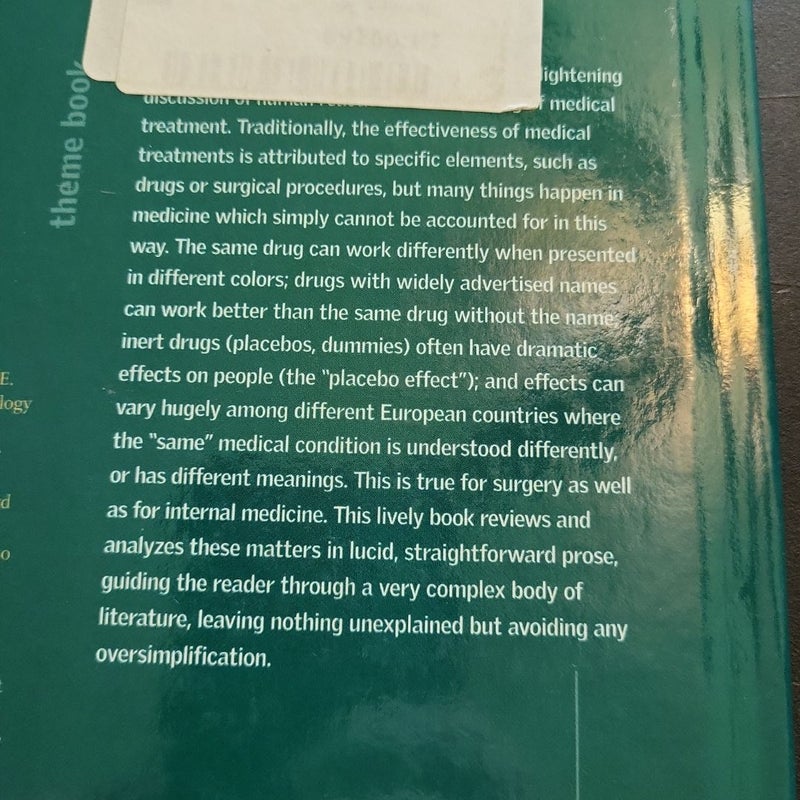 Meaning, Medicine and the 'Placebo Effect'