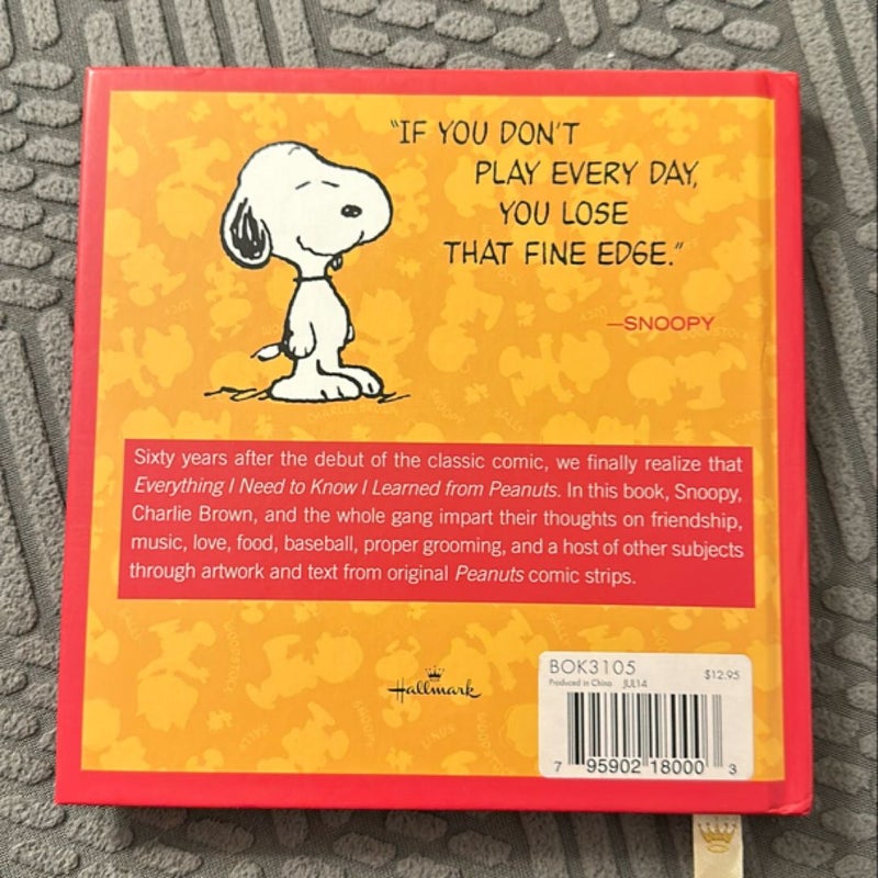 Everything I Need to Know I Learned from Peanuts