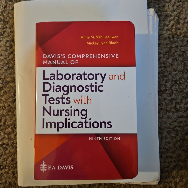 Davis's Comprehensive Manual of Laboratory and Diagnostic Tests with Nursing Implications