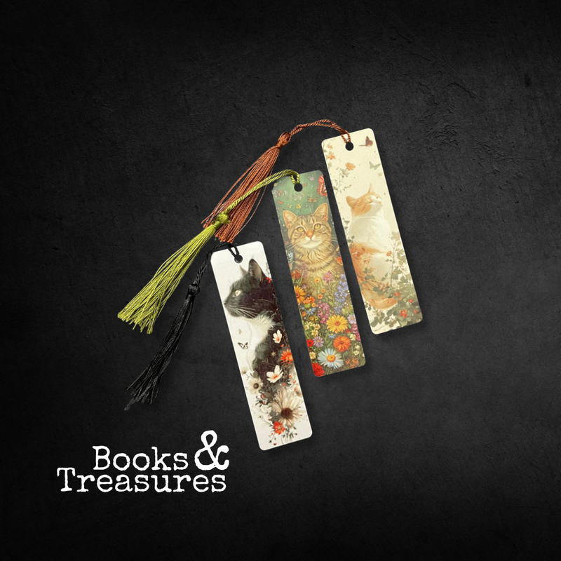 Cat Metal Bookmarks (3 set) Handmade