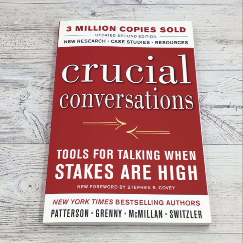 Crucial Conversations Tools for Talking When Stakes Are High, Second Edition