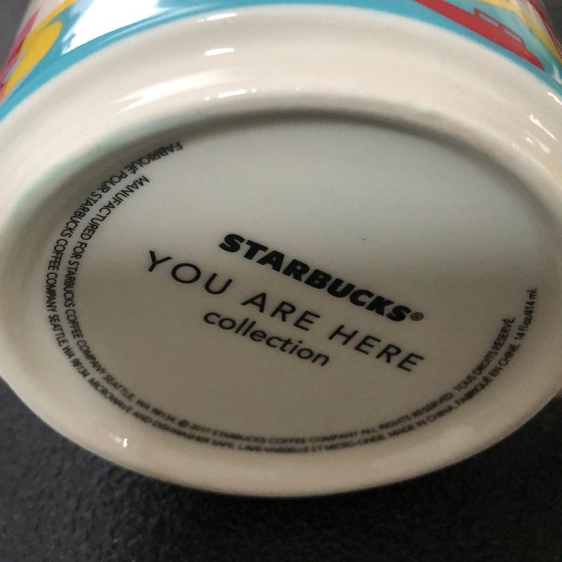 Florida Starbucks You Are Here Collection 14 Ounce Ceramic Mug