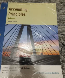 Accounting Principles-Volume 1-Twelth edition 