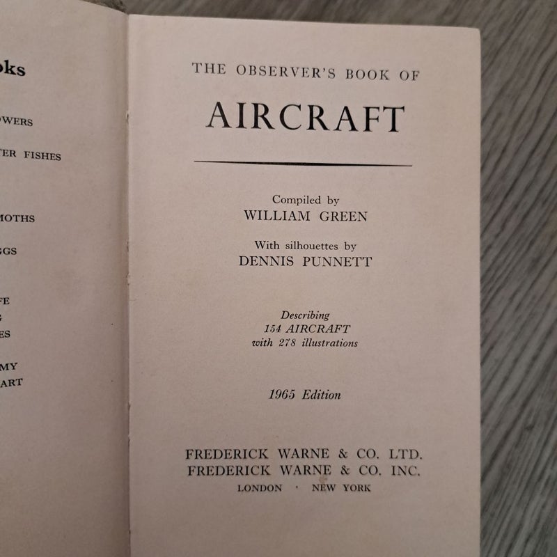 The Observer's Book of Aircraft