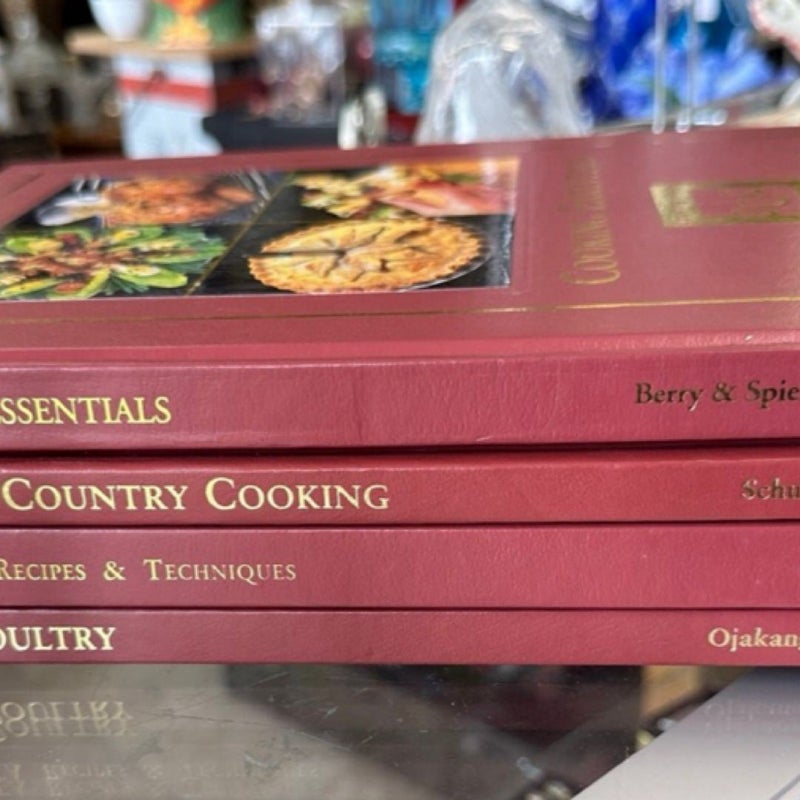 Lot Of 4 Cooking Club Of America Hard Cover Cook Books