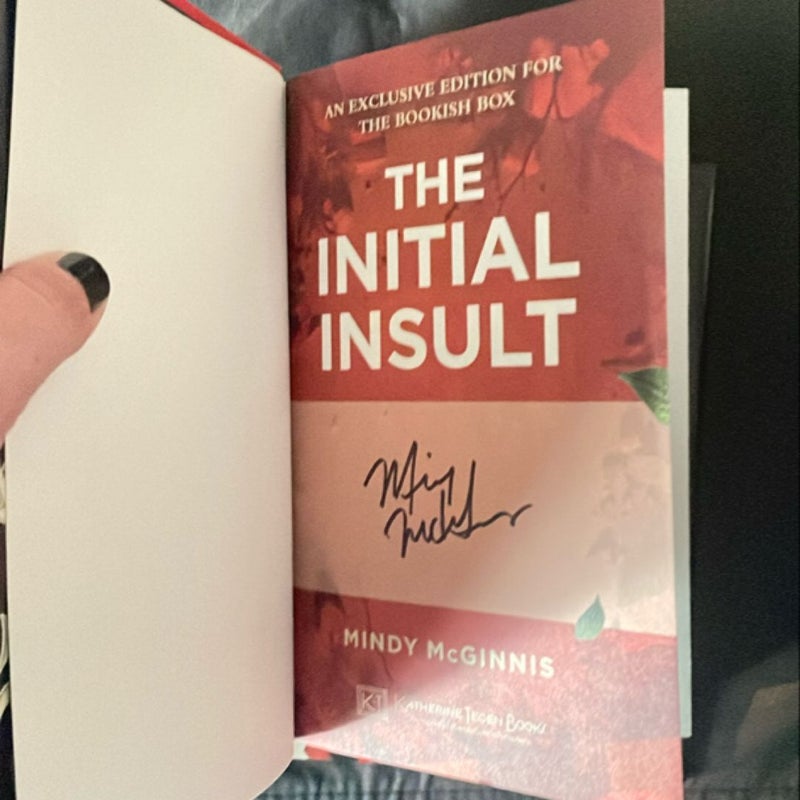 The initial insult 