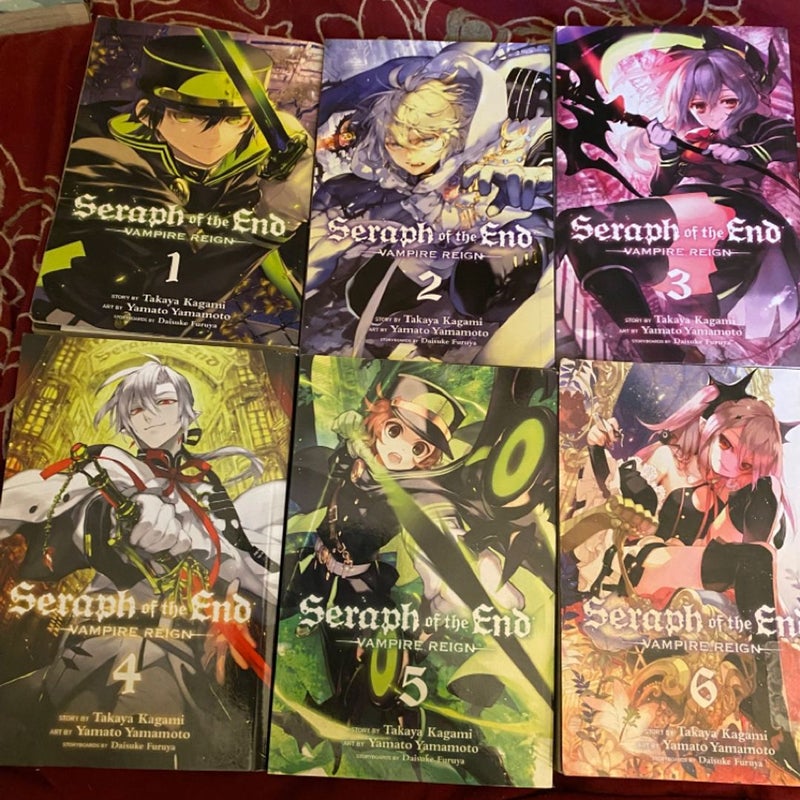Seraph of the End manga bundle volumes 1-17