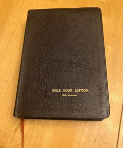 Holy Bible King James Version 1976 Bible Hour Edition Leather Soft Cover