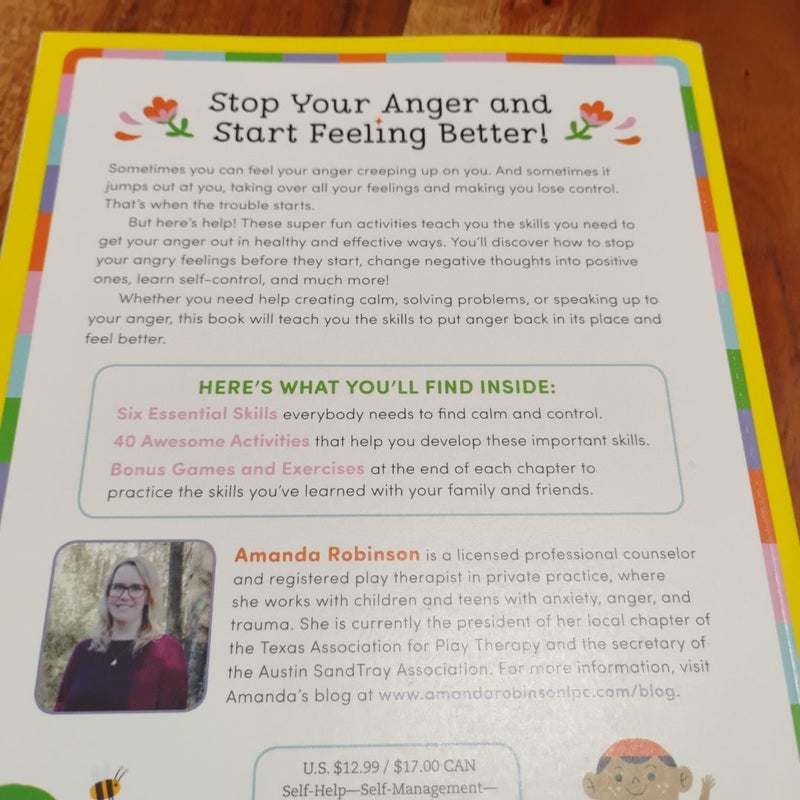 Anger Management Skills Workbook for Kids