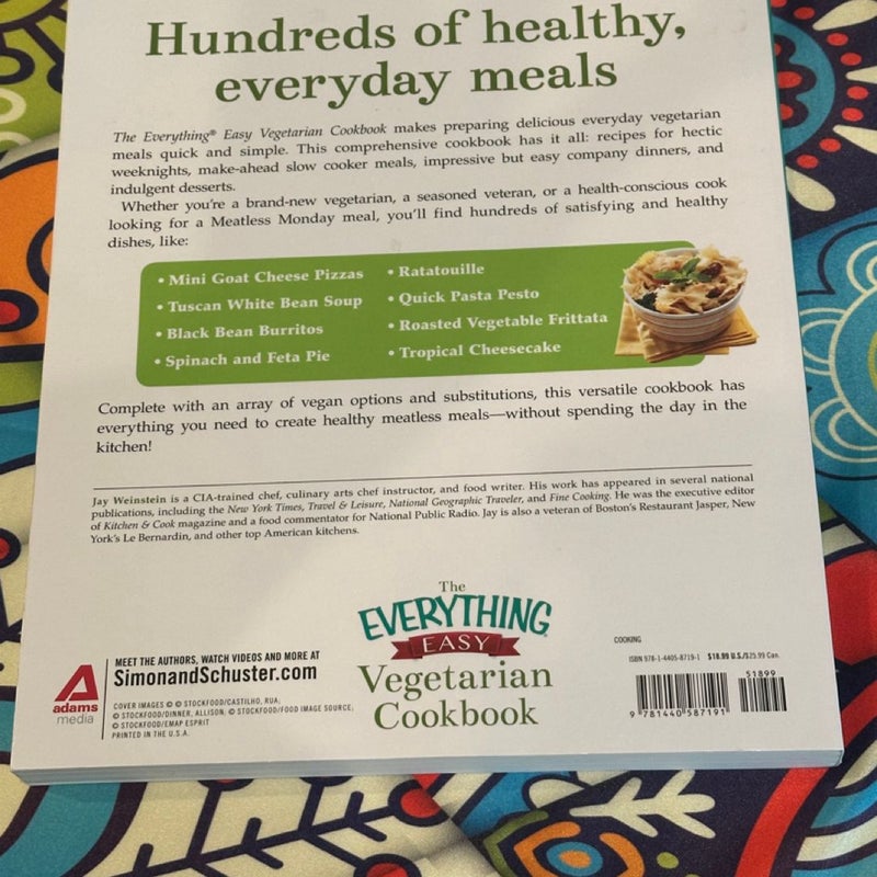 The Everything Easy Vegetarian Cookbook