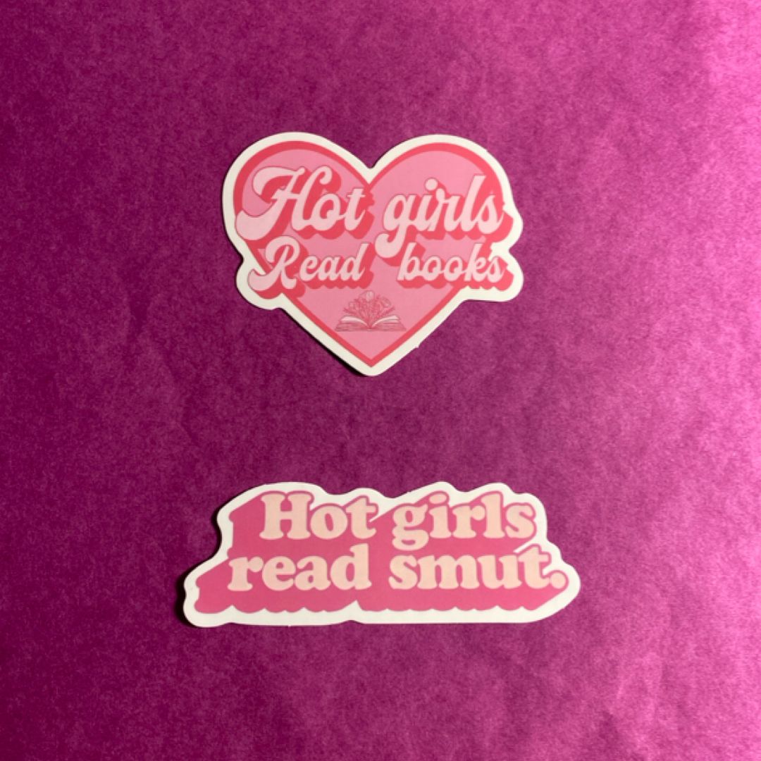 Hot Girls Read Stickers
