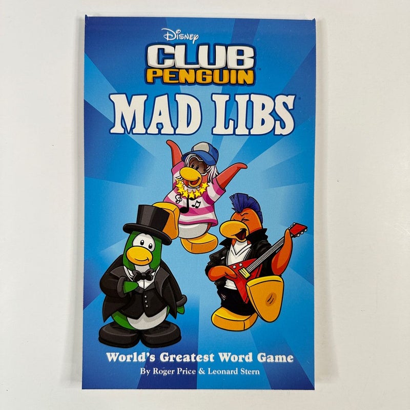 Disney Club Penguin Mad Libs, Word Game