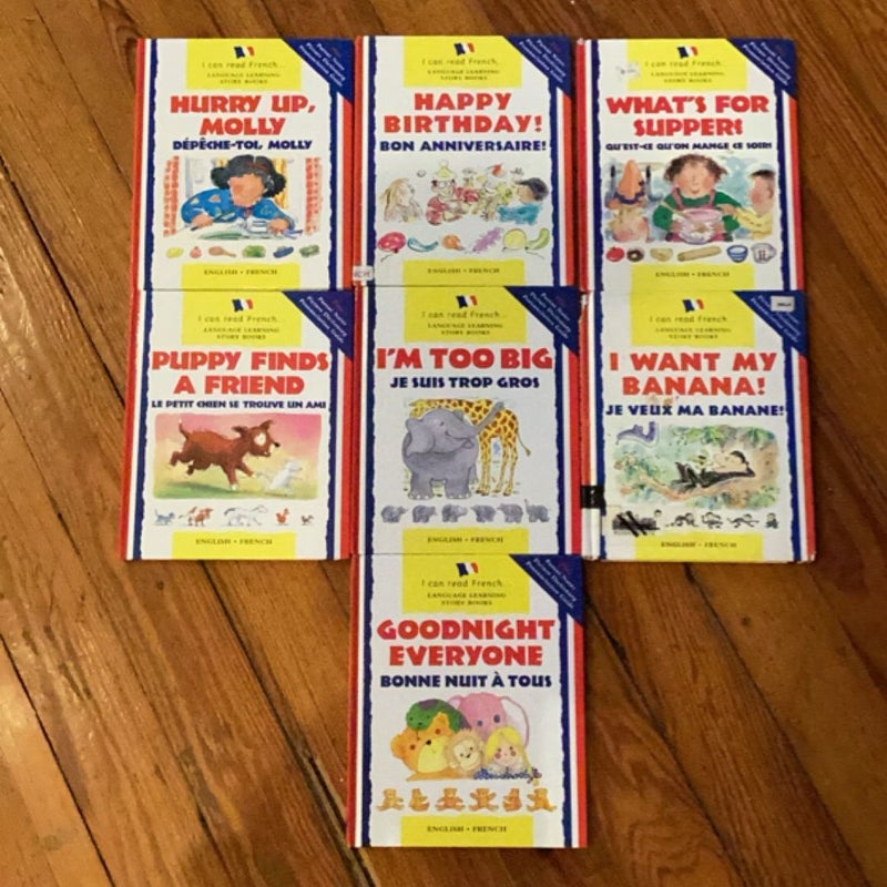 I Can Read French Language Learning Story Books
