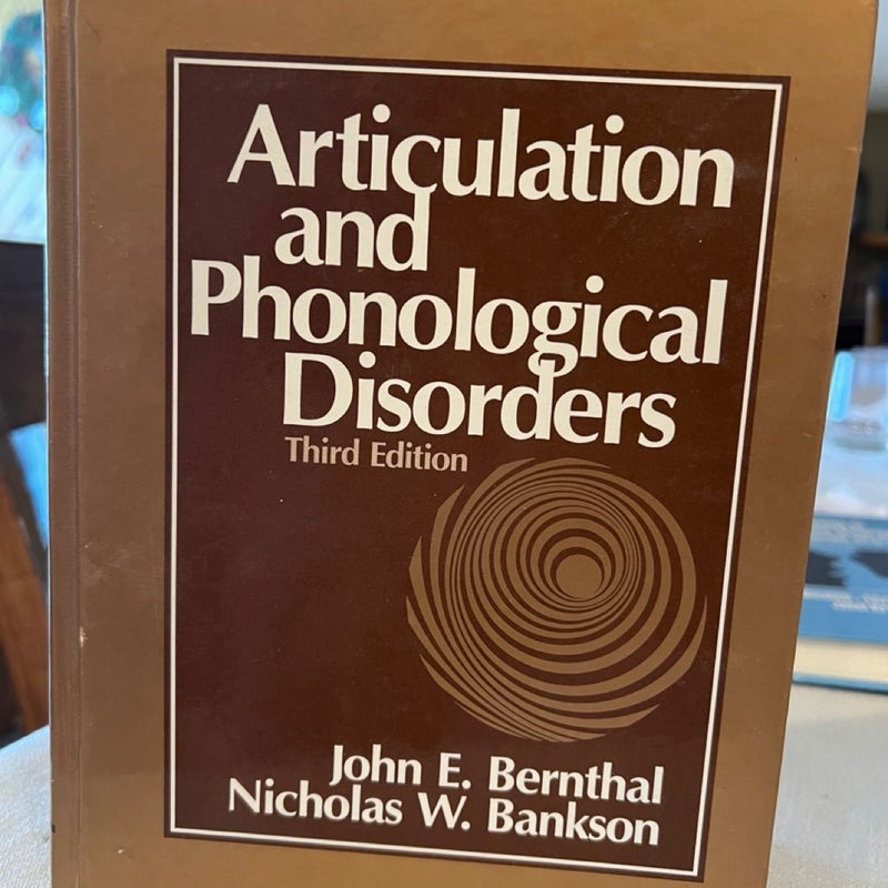 Articulation and Phonological Disorders