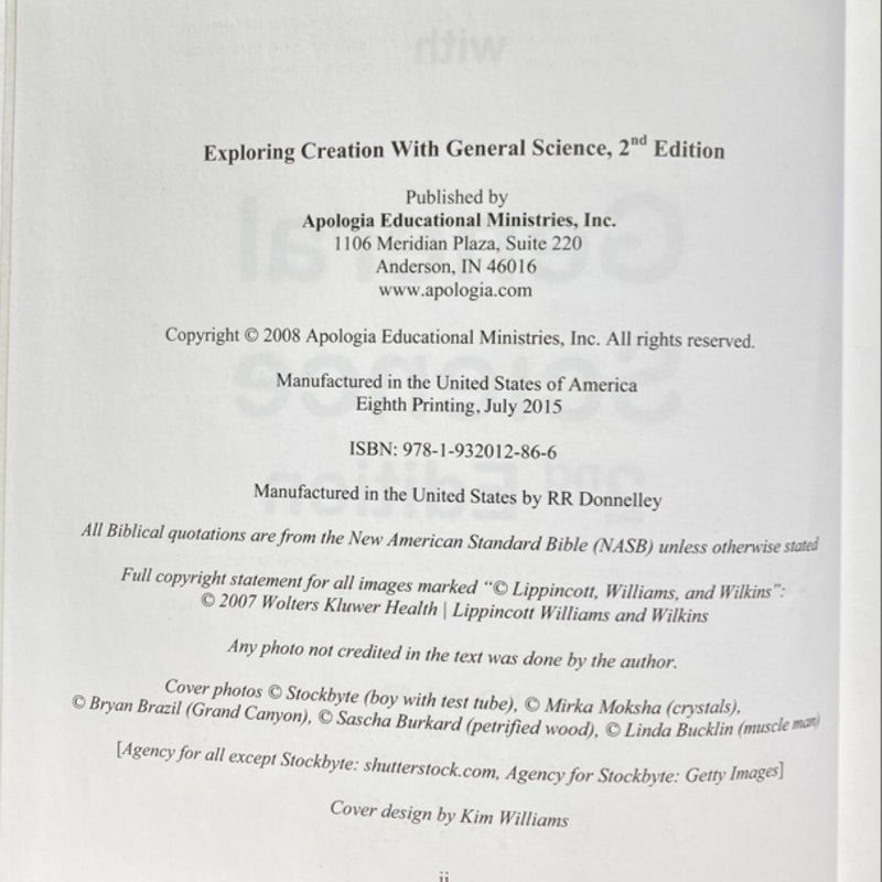 Exploring Creation with General Science 2nd Edition