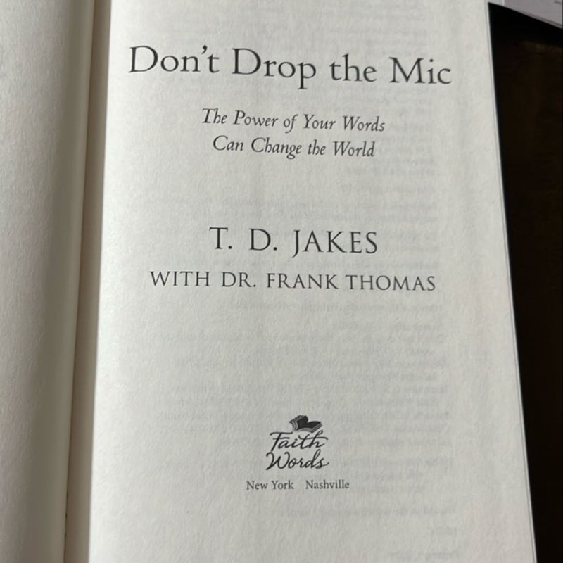 Don't Drop the Mic
