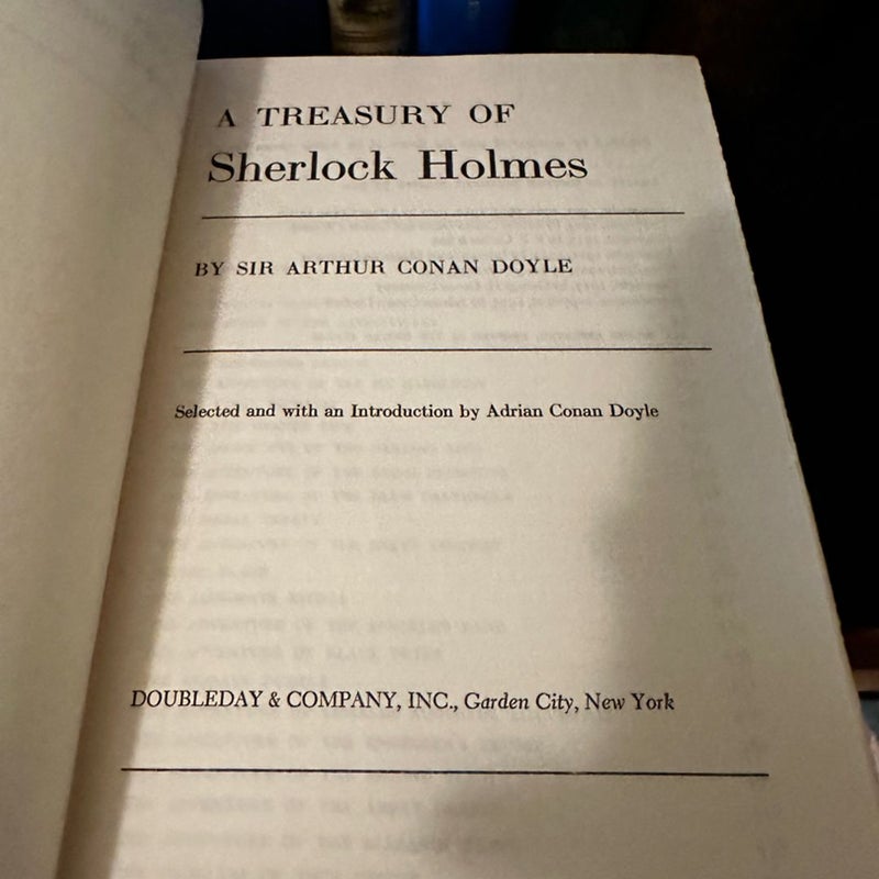 A Treasury of Sherlock Holmes 1955 book