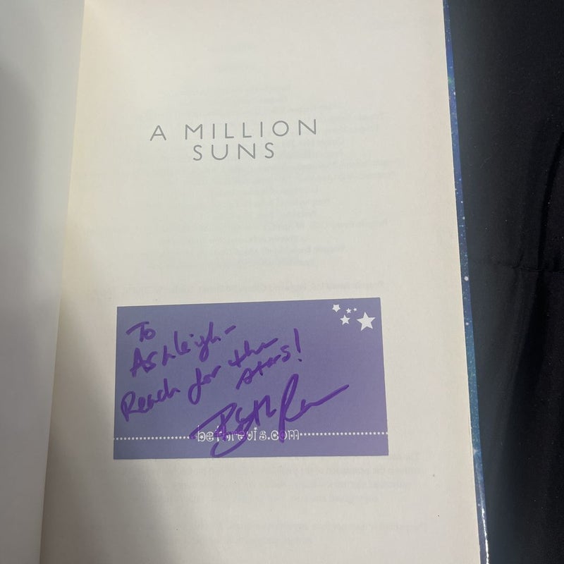 A Million Suns (Signed Copy)
