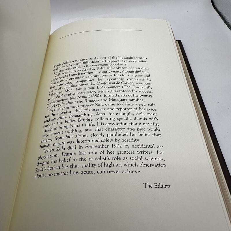 Nana (Franklin Library 1982 Leather bound Gilded edges)