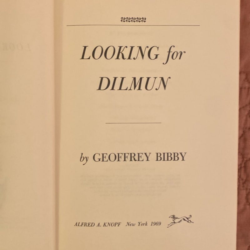 Looking for Dilmun