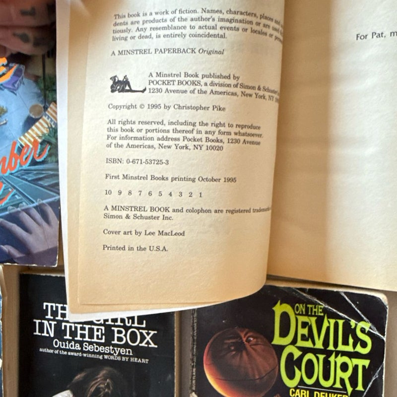 YA Horror Lot 10 Books