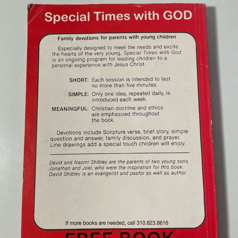 Special Times with God, Paperback David Shibley, Naomi Shibley