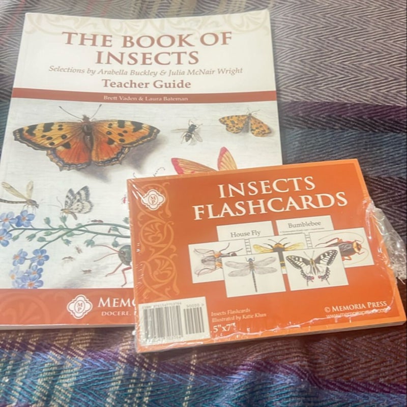The Book of Insects Teacher Guide and Flash Catds 