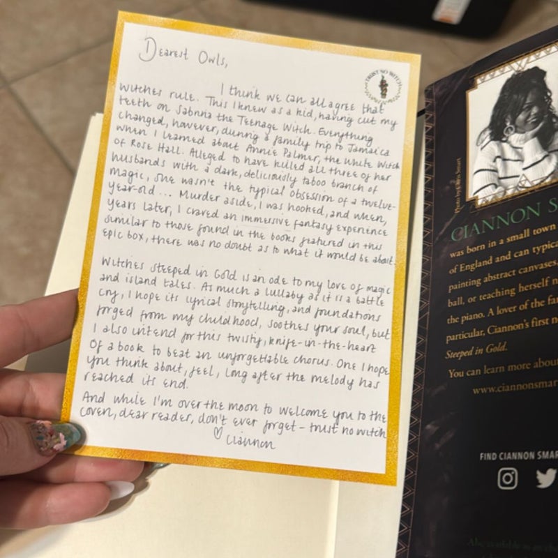 Witches Steeped in Gold (owlcrate, signed)